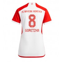 Koszulka piłkarska Bayern Munich Leon Goretzka #8 Strój Domowy dla kobiety 2023-24 tanio Krótki Rękaw
